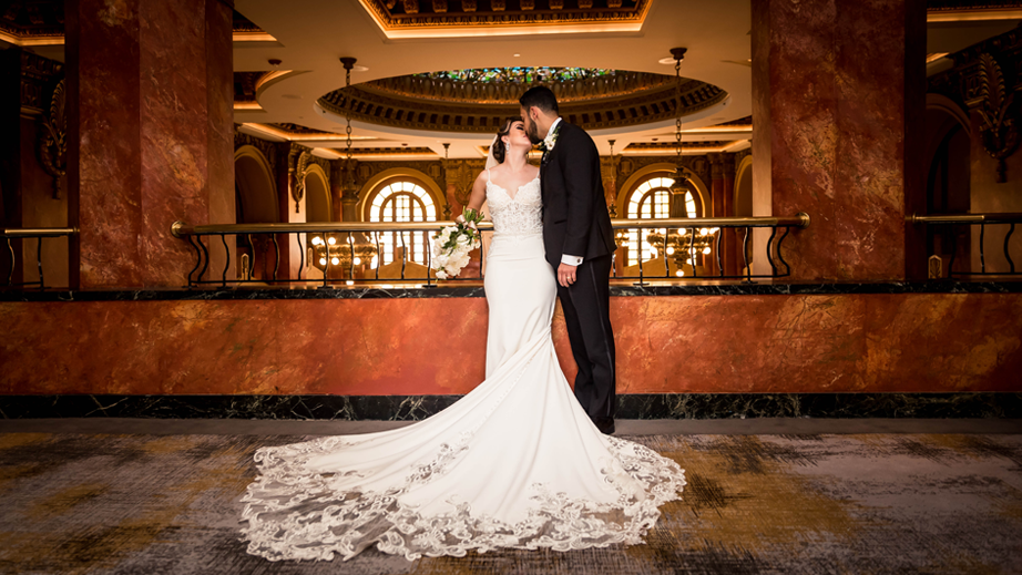 Newly Weds Moody Kiss